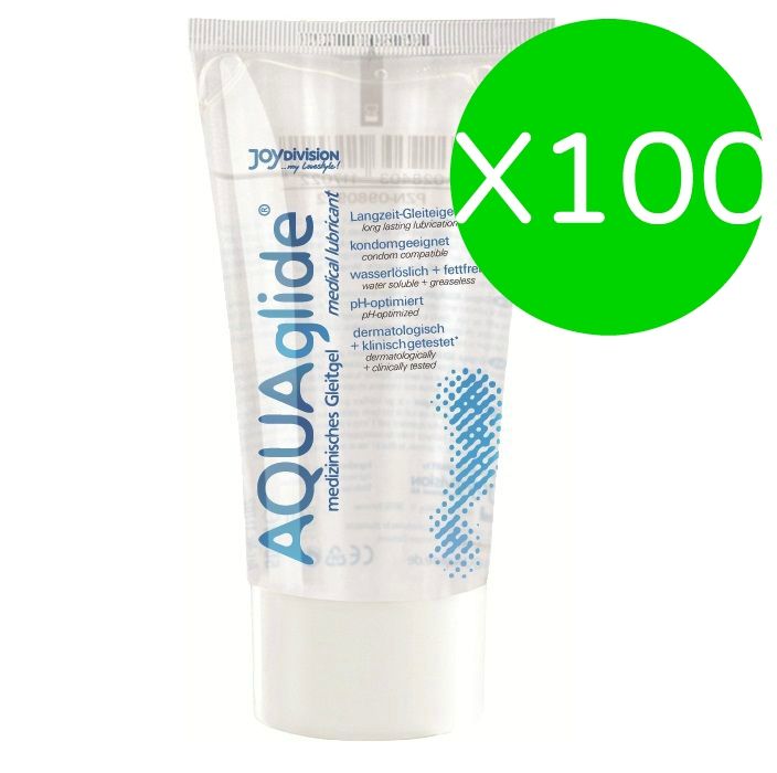 AQUAGLIDE LUBRICANT 50 ML X 100 UNITS Evoke Lingerie