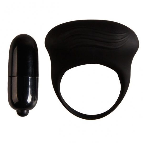 PRETTY LOVE - BERTRAM BLACK VIBRATOR RING