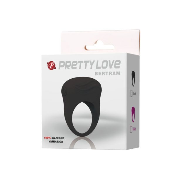 PRETTY LOVE - BERTRAM BLACK VIBRATOR RING - Image 8