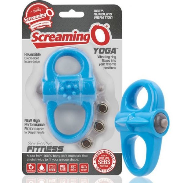 SCREAMING O VIBRATING RING YOGA BLUE - Image 2