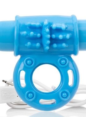 SCREAMING O - RING VIBRATOWOW RECHARGEABLE BLUE
