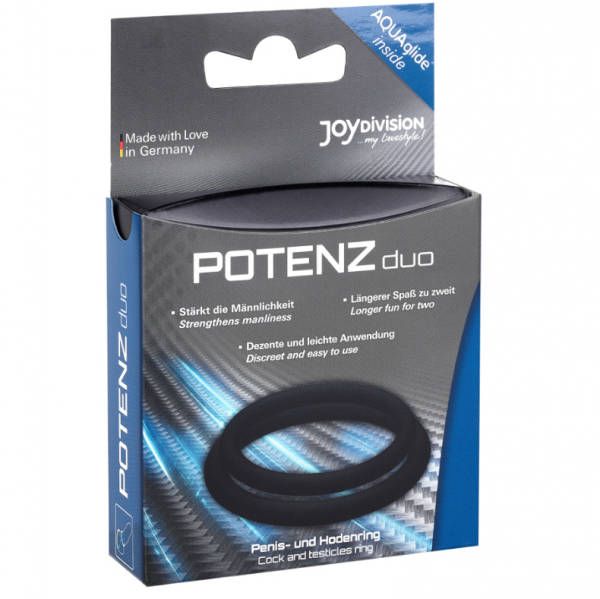 JOYDIVISION POTENZDUO - BLACK RINGS - M - Image 2