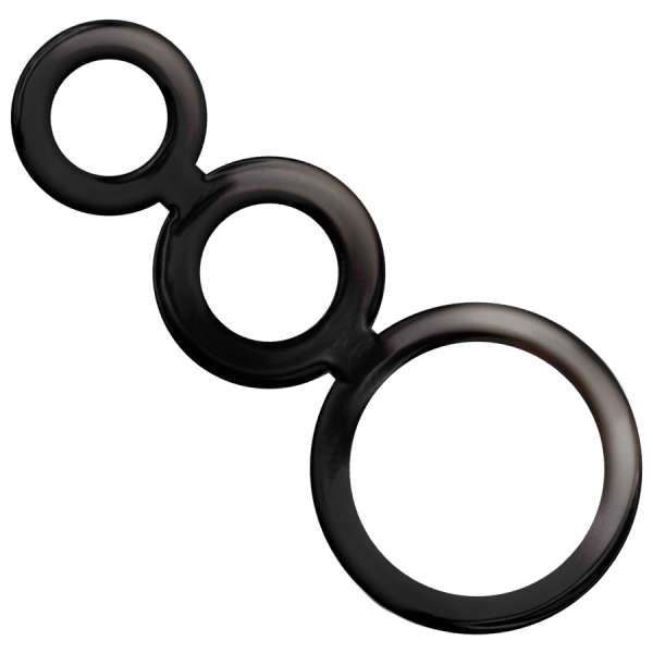 ADDICTED TOYS - RINGS SET FOR PENIS - SMOKED - Image 4