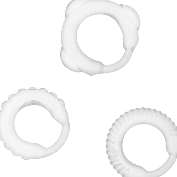 ADDICTED TOYS - C-RING SET CLEAR - Image 4