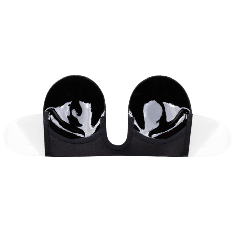 BYE-BRA - BRA WITHOUT HANDLES SHAPE U BLACK CUP B - Image 3
