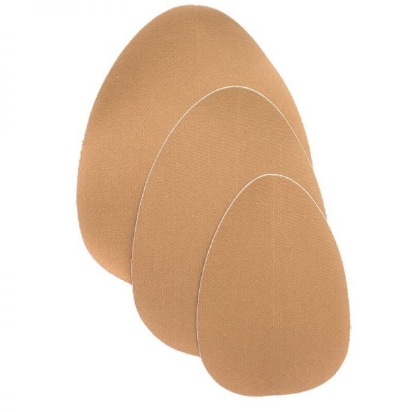 BYE BRA BREAST LIFT PADS + 3 PAIRS OF SATIN NIPPLE COVERS - BROWN SIZE F-H - Image 4