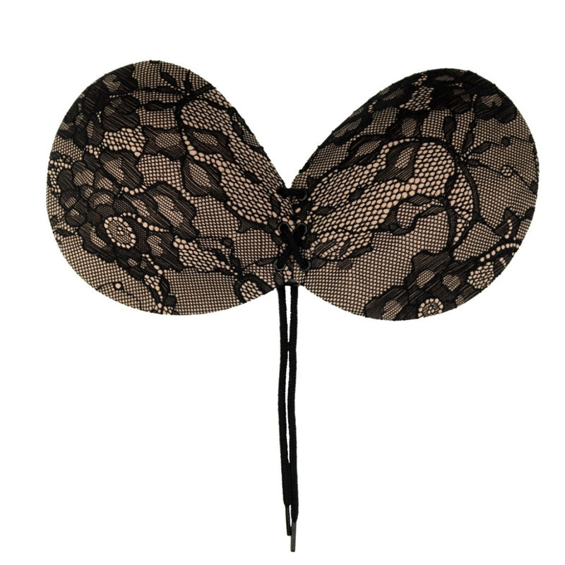 BYE-BRA - BRA ADHESIVE INTERLACED & EMBROIDERY CUP E - Image 4