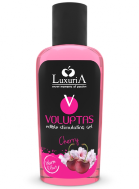 INTIMATELINE LUXURIA - VOLUPTAS EDIBLE MASSAGE GEL WARMING EFFECT - CHERRY 100 ML