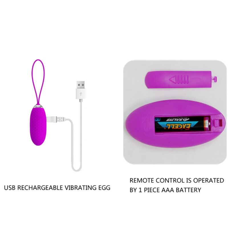 PRETTY LOVE - JOANNA VIBRATING EGG REMOTE CONTROL 12 MODES - Image 7