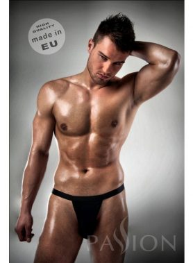 PASSION THONG MEN BLACK LINE KOMPLET S/M