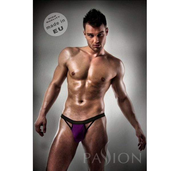 PASSION KOMPLET MEN LINGERIE PURPLE CLEAR S/M