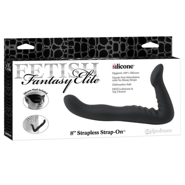 FETISH FANTASY ELITE 22 CM STRAPLESS STRAP-ON BLACK - Image 4