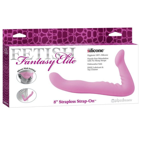 FETISH FANTASY ELITE 22 CM STRAPLESS STRAP-ON PINK - Image 3