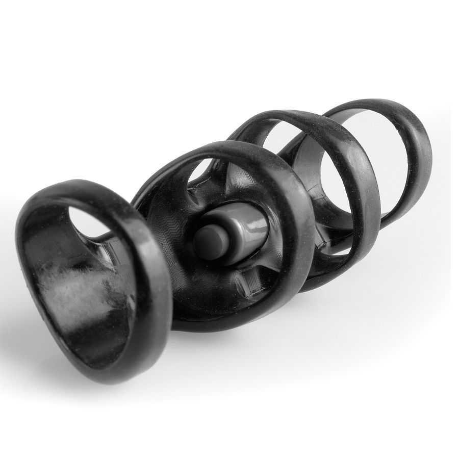 VIBRATING POWER CAGE BLACK - Image 3