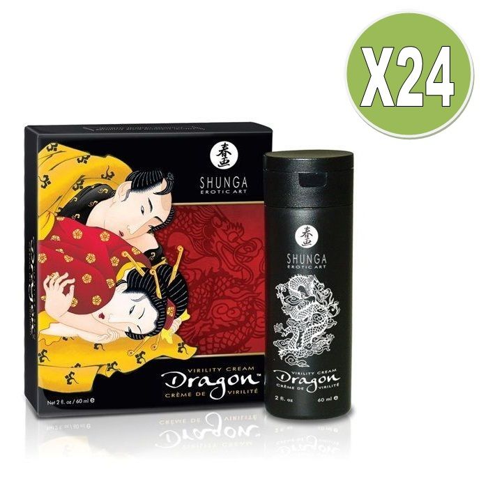 SHUNGA DRAGON VIRILITY CREAM, PACK 24 UDS