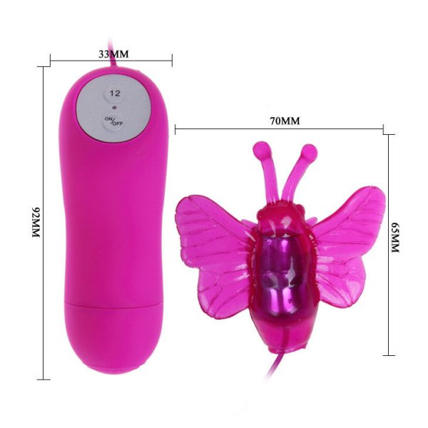 BAILE - CUTE SECRET BUTTERFLY STIMULATOR VIBRATOR 12V - Image 5