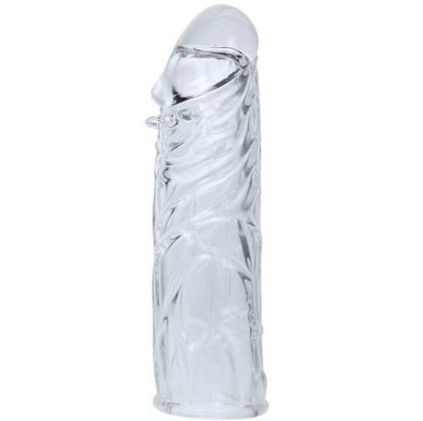 BAILE - TRANSPARENT SILICONE PENIS COVER 13 CM - Image 2