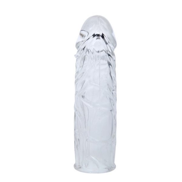 BAILE - TRANSPARENT SILICONE PENIS COVER 13 CM - Image 3