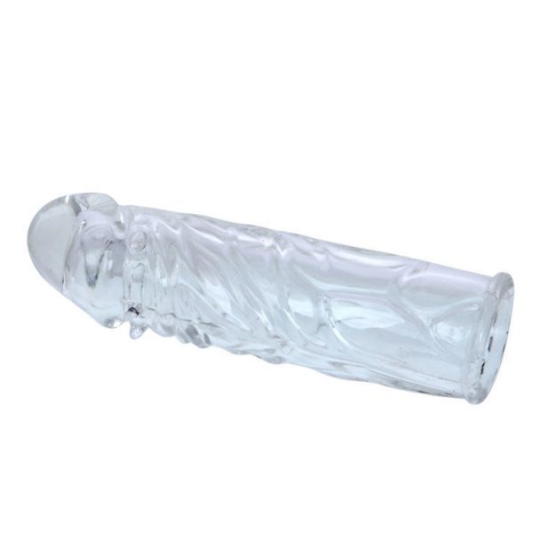 BAILE - TRANSPARENT SILICONE PENIS COVER 13 CM - Image 5