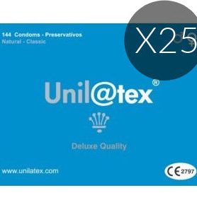 UNILATEX - NATURAL PRESERVATIVES PACK 25 X 144 UNITS