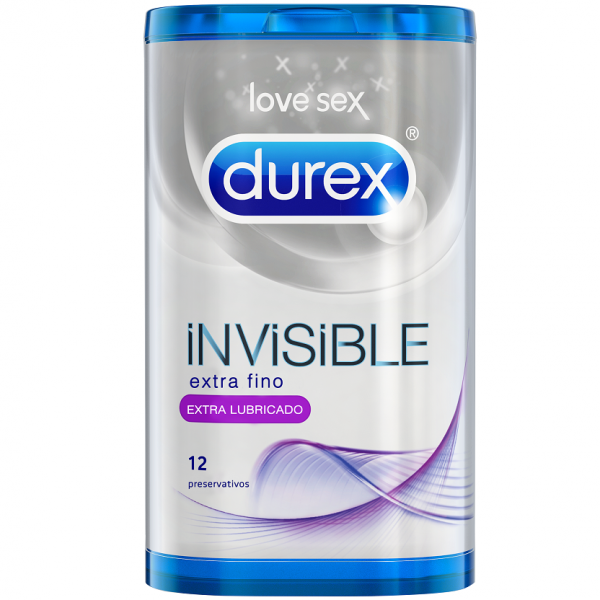 DUREX - INVISIBLE EXTRA LUBRICATED 12 UNITS - Image 2