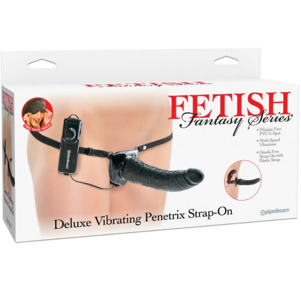 FETISH FANTASY SERIES - SERIES DELUXE VIBRATING PENETRIS STRAP-ON - Image 2