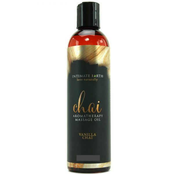 INTIMATE EARTH  VANILLA CHAI OIL MASSAGE 120ML