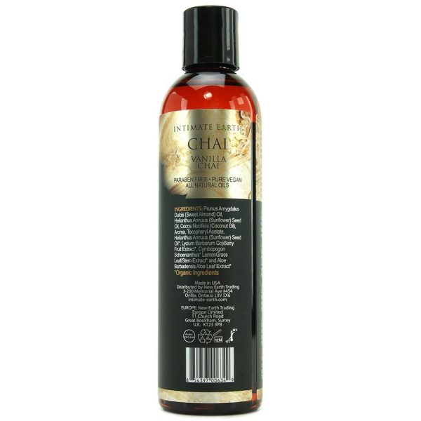 INTIMATE EARTH  VANILLA CHAI OIL MASSAGE 120ML - Image 2