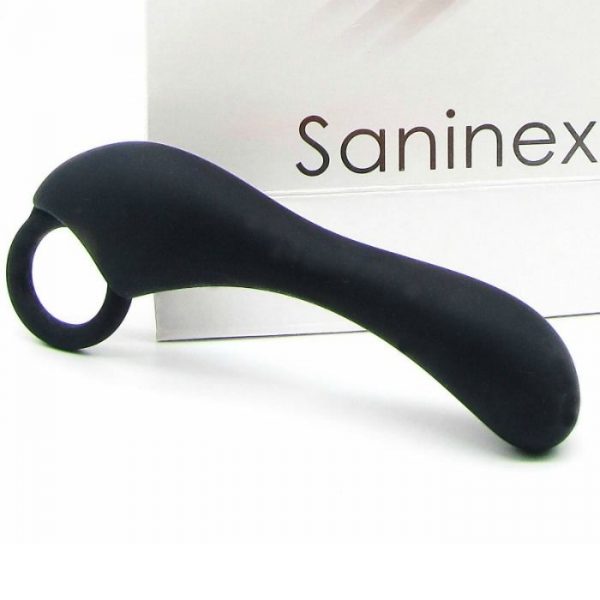 SANINEX STIMULATOR DUPLEX ORGASMIC ANAL SEX UNISEX BLACK