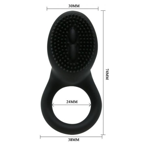 PRETTY LOVE - COBRA VIBRATOR RING BLACK - Image 6