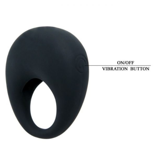 PRETTY LOVE - TRAP VIBRATOR RING BLACK - Image 6