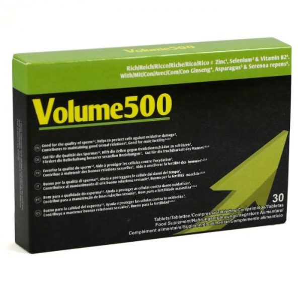 500 COSMETICS - VOLUME 500 INCREASE THE QUANTITY AND QUALITY OF SPERM