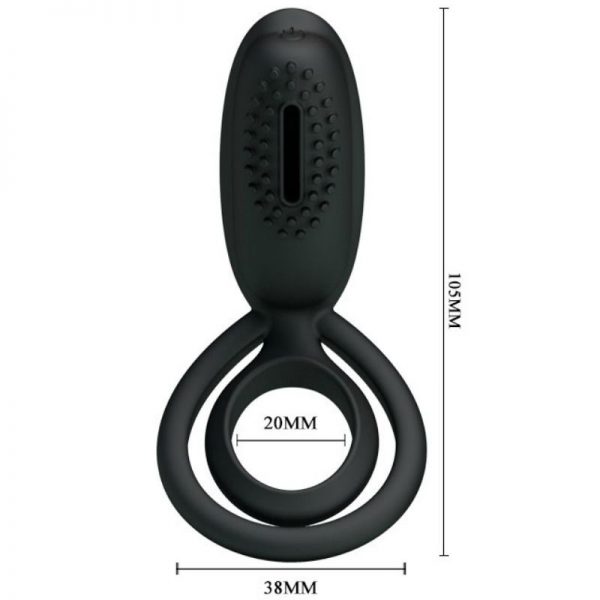 PRETTY LOVE - VIBRATING RING WITH ESTHER STIMULATOR - Image 5