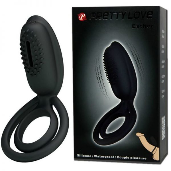 PRETTY LOVE - VIBRATING RING WITH ESTHER STIMULATOR - Image 9