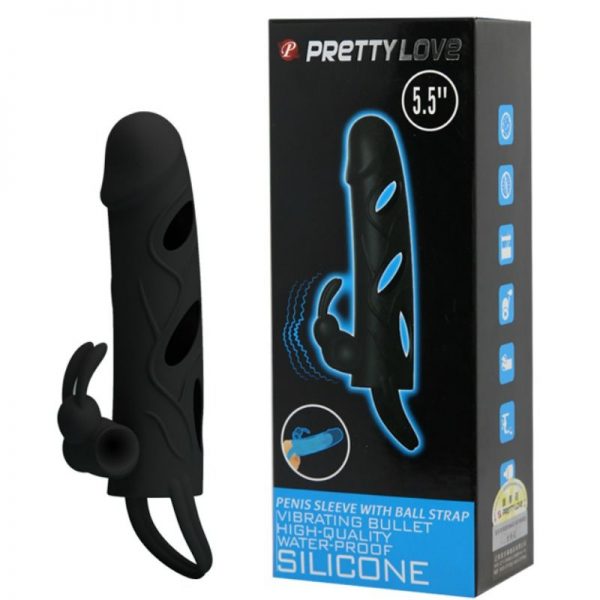 PRETTY LOVE - SILICONE COVER WITH VIBRATION 14 CM 1.0 - Image 8