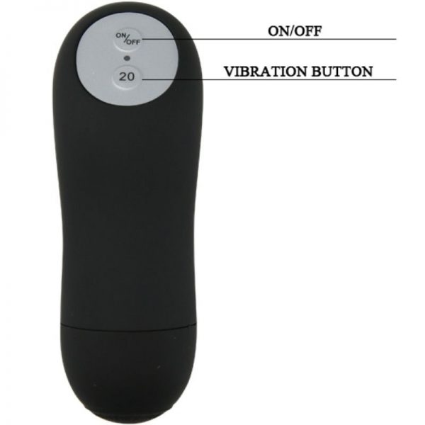 BAILE - DANCE BUTT ANAL PLUG WITH VIBRATION BLACK - Image 7