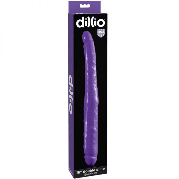 DILLIO DOUBLE DILDO 40.7 CM PURPLE - Image 3