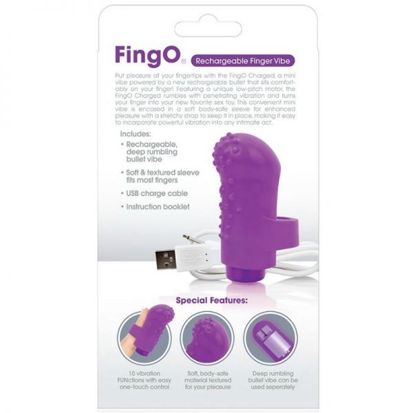 SCREAMING O - RECHARGEABLE THIMBLE FING OLILAC - Image 4