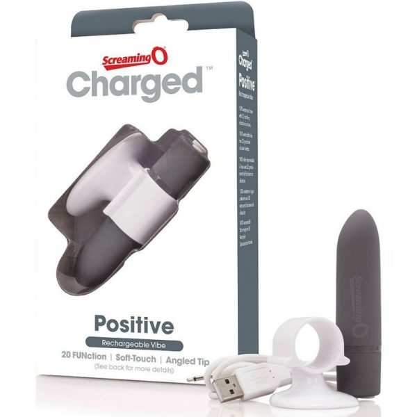 SCREAMING O - RECHARGEABLE MASSAGE POSITIVE GRAY