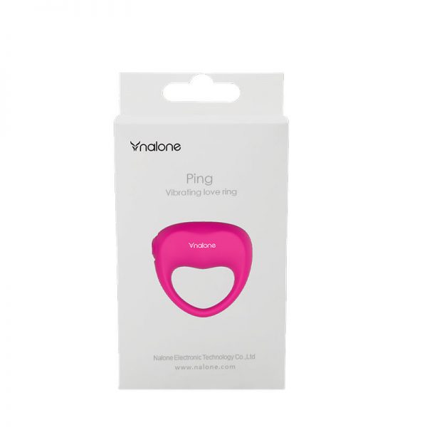 NALONE VIBRATING LOVE RING PINK - Image 7