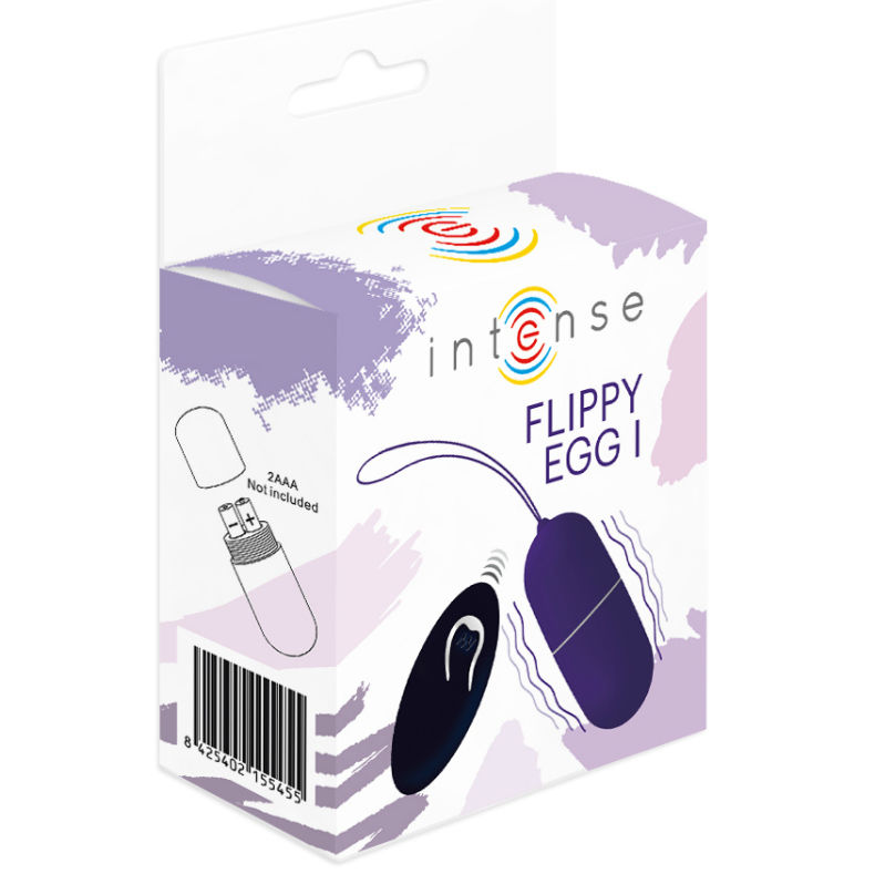 INTENSE - FLIPPY I VIBRATING EGG WITH REMOTE CONTROL PURPLE - Image 2