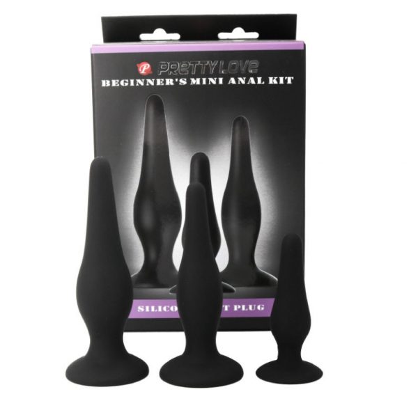 PRETTY LOVE - ANAL PLUGS SILICONE INITIATION KIT - Image 2