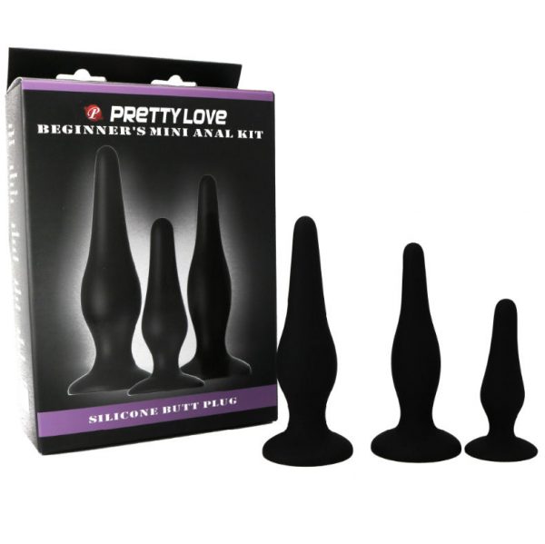 PRETTY LOVE - ANAL PLUGS SILICONE INITIATION KIT - Image 4