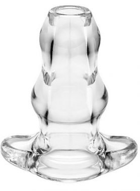 PERFECT FIT DOUBLE TUNNEL PLUG L LARGE - CLEAR