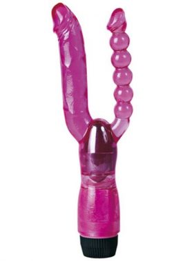 XCEL DOUBLE PENETRATING VIBRATOR PURPLE