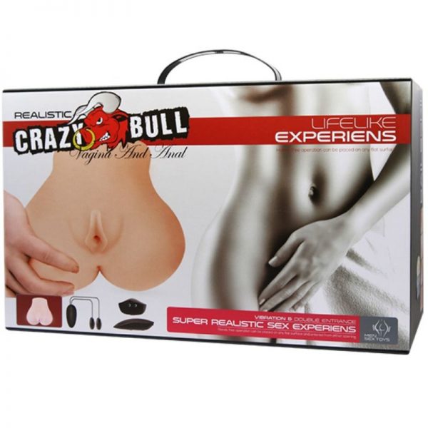 CRAZY BULL - REALISTIC VAGINA AND ANUS WITH VIBRATION POSITION 7 - Image 8