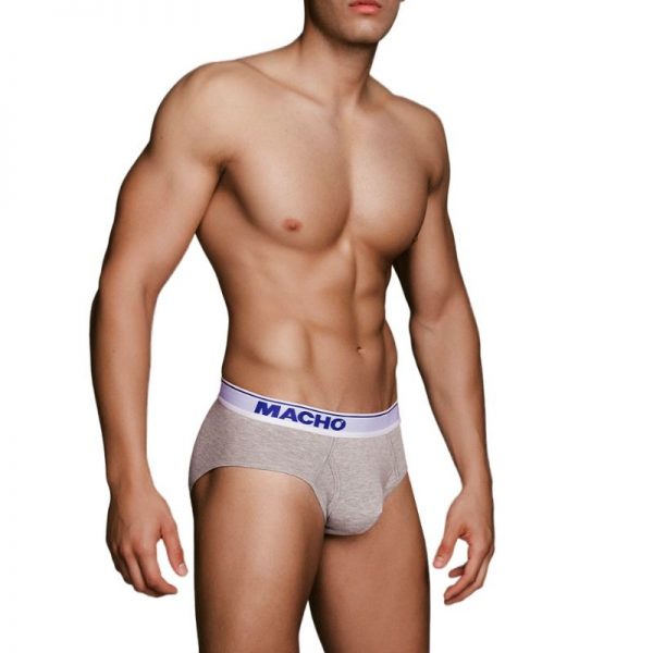 MACHO - MC088 UNDERWEAR GREY SIZE S - Image 3