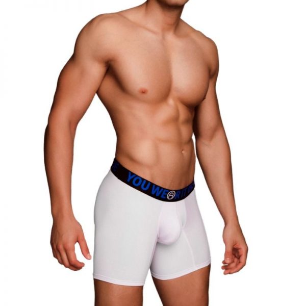 MACHO - MS077 SPORT LONG WHITE BOXER SIZE M