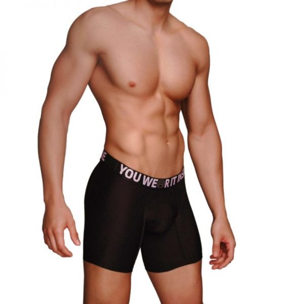 MACHO MS077 SPORT LONG BLACK BOXER SIZE S