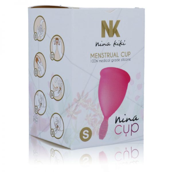 NINA KIKÃ - MENSTRUAL CUP PINK - SIZE S